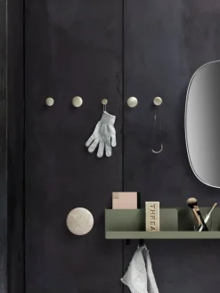 Muuto Dots Metal coat hook, taupe