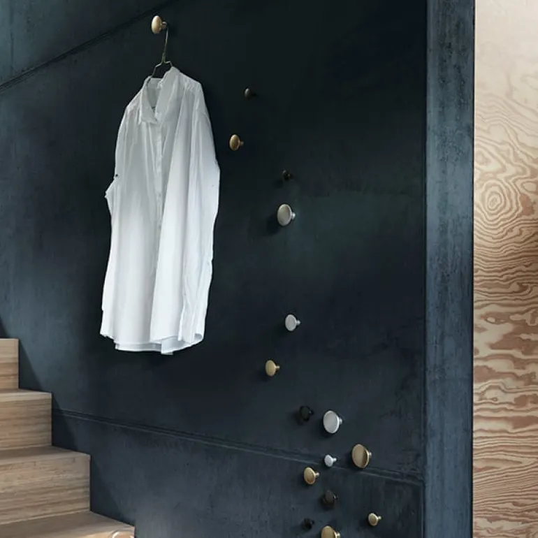 Muuto Dots Metal coat hook, black