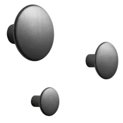 Muuto Dots Metal coat hook, black