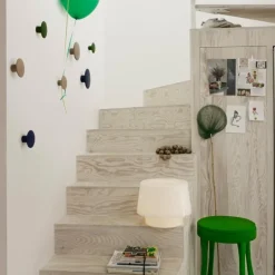 Muuto Dots Wood coat hooks, set of 5, black