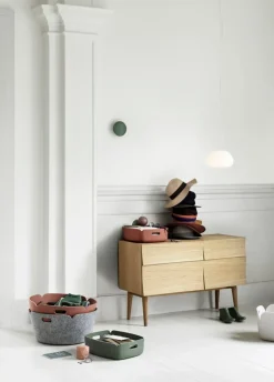 Muuto Dots Wood coat hook, dusty green