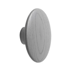 Muuto Dots Wood coat hook, dark grey