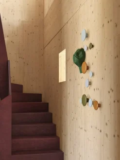 Muuto Dots Wood coat hook, burnt orange