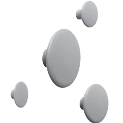Muuto Dots Wood coat hook, grey