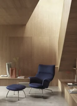 Muuto Doze lounge chair, Balder 782 - chrome