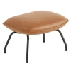 Muuto Doze ottoman, cognac leather - anthracite
