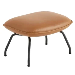 Muuto Doze ottoman, cognac leather - anthracite