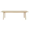 Muuto Earnest extendable table, 260 x 100 cm, oiled oak