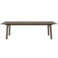 Muuto Earnest extendable table, 260 x 100 cm, dark oiled oak