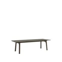 Muuto Earnest extendable table, 260 x 100 cm, dark oiled oak