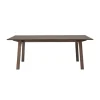 Muuto Earnest extendable table, 205 x 100 cm, dark oiled oak