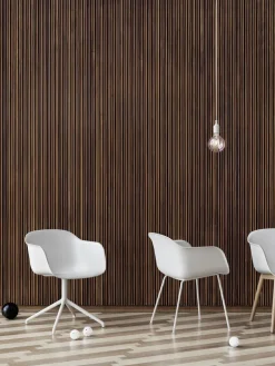 Muuto Fiber armchair, tube base, white