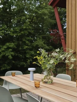 Muuto Fiber Outdoor side chair, dusty green