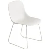 Muuto Fiber side chair, sled base, white