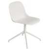 Muuto Fiber side chair, swivel base, white