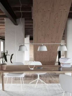 Muuto Fiber side chair, tube base, white