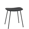 Muuto Fiber stool, tube base, black