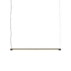 Muuto Fine suspension lamp, 90 cm, deep red