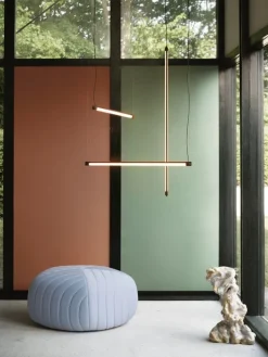 Muuto Fine suspension lamp, 90 cm, deep red