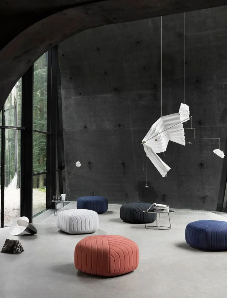 Muuto Five pouf, light grey