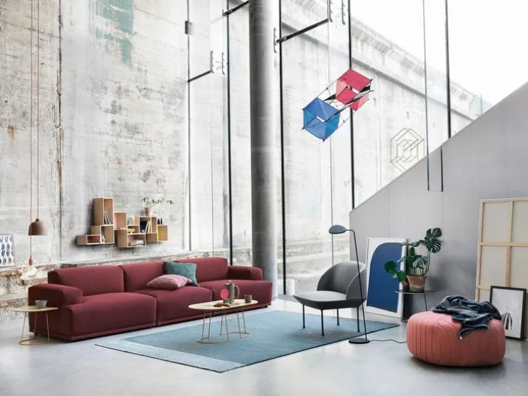 Muuto Five pouf, tangerine