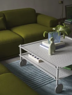 Muuto Flow coffee table, 95 x 95,5 cm, grey