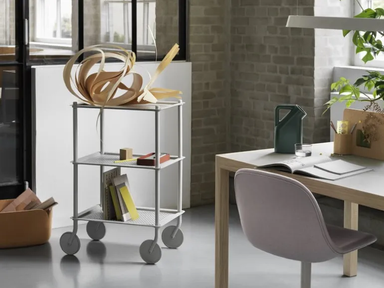 Muuto Flow trolley, 3-layer, grey