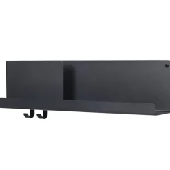 Muuto Folded shelf, black, medium