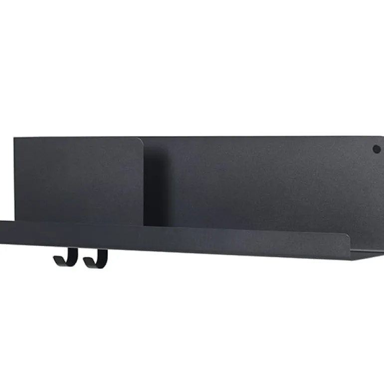Muuto Folded shelf, black, medium