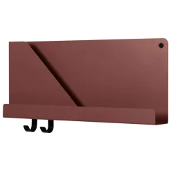 Muuto Folded shelf, deep red, small