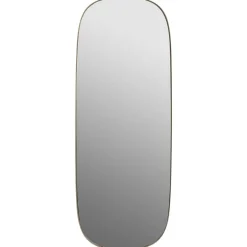 Muuto Framed mirror, large, taupe - clear