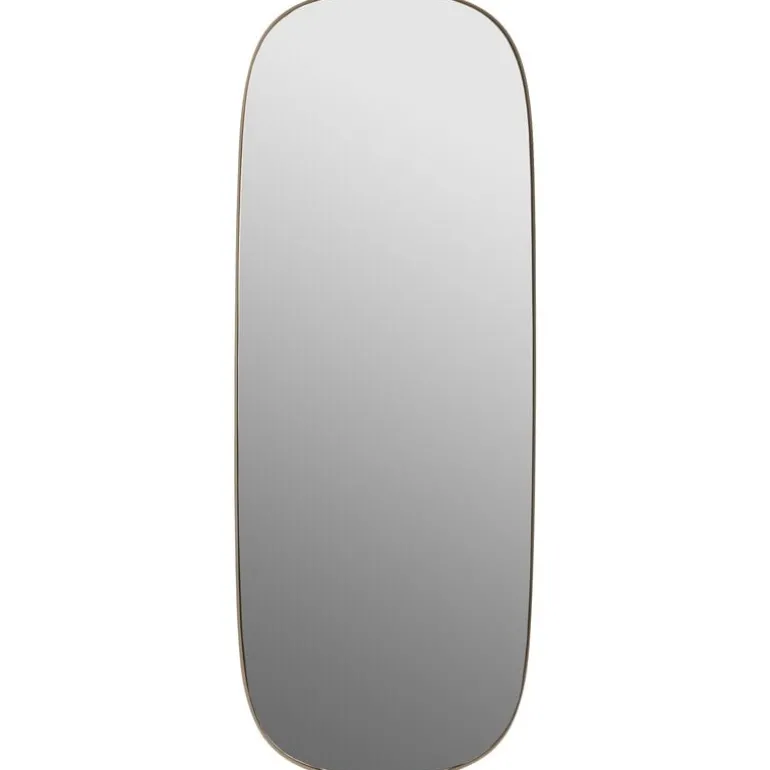 Muuto Framed mirror, large, taupe - clear