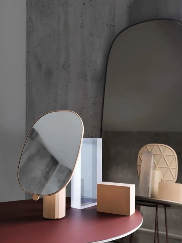 Muuto Framed mirror, large, taupe