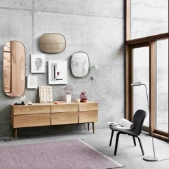 Muuto Framed mirror, large, taupe