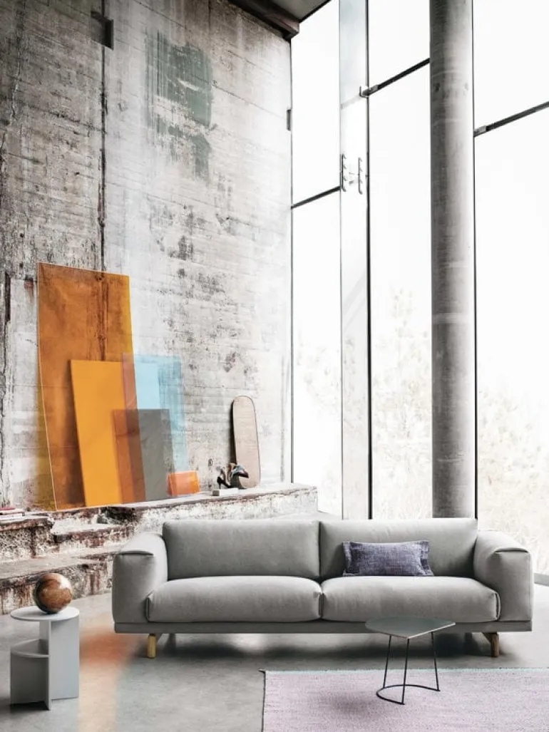 Muuto Framed mirror, large, taupe