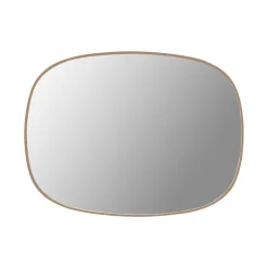 Muuto Framed mirror, small, rose - clear