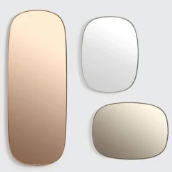Muuto Framed mirror, small, rose