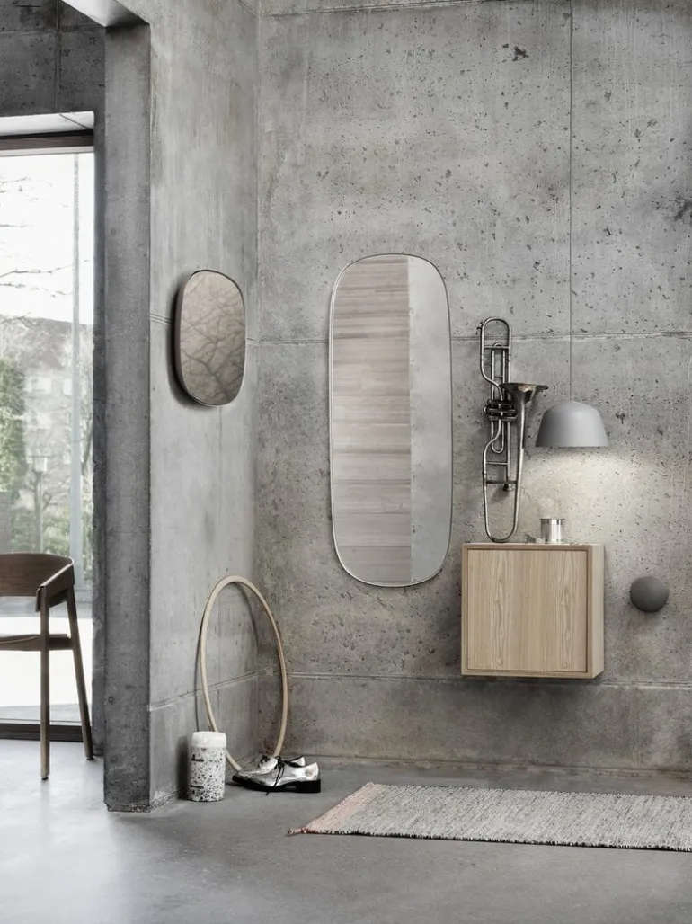 Muuto Framed mirror, small, taupe