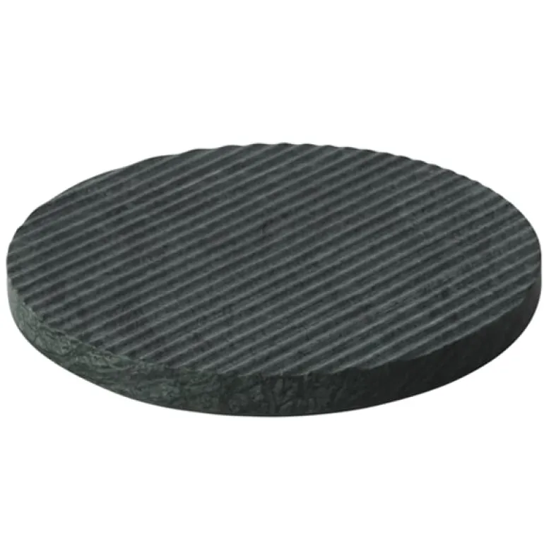Muuto Groove marble trivet, large, green