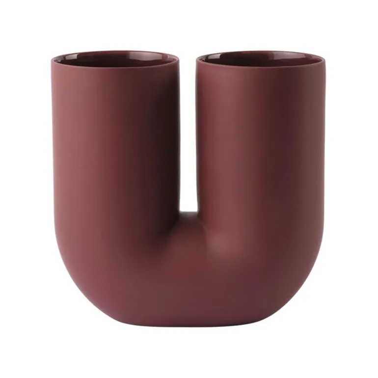 Muuto Kink vase, deep red