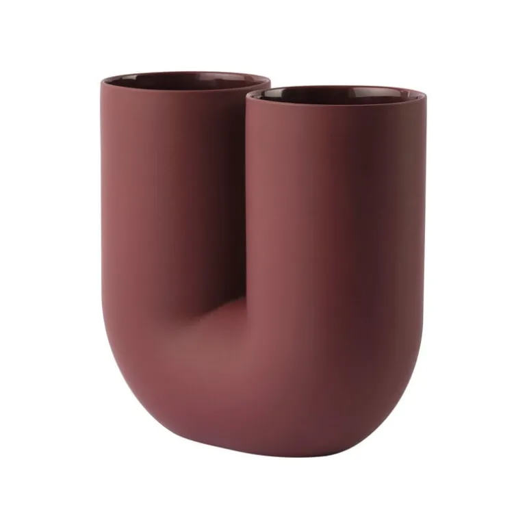 Muuto Kink vase, deep red