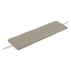 Muuto Linear Steel bench seat pad, 110 cm, light grey