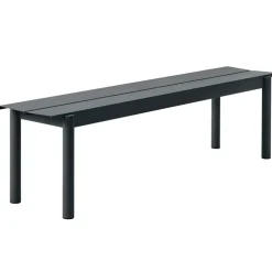 Muuto Linear Steel bench 170 cm, black