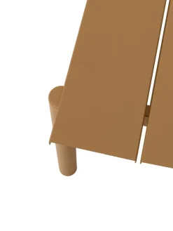 Muuto Linear Steel bench 110 cm, burnt orange