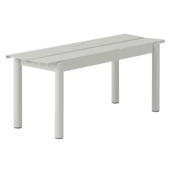 Muuto Linear Steel bench, 110 cm, grey