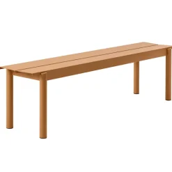 Muuto Linear Steel bench 170 cm, burnt orange