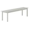 Muuto Linear Steel bench, 170 cm, grey