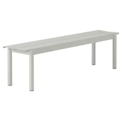 Muuto Linear Steel bench, 170 cm, grey