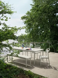 Muuto Linear Steel bench, 170 cm, grey