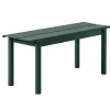 Muuto Linear Steel bench 110 cm, dark green